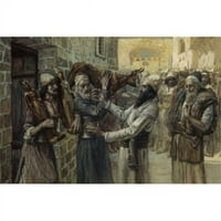 Posterazzi Sal Idoli izvlače James J. Tisot 1836 - Francuski jevrejski muzej New York USA Poster Print