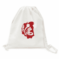 Red karakterk ruksak nacrtač platnene mrežne torbe za ponovnu upotrebu za višekratnu upotrebu