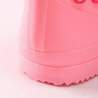 Kali_store baby kišne čizme dječje kišne cipele jednostavne na gumenim čizmama za kišu ružičaste, 1