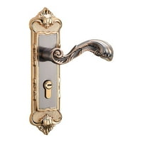 Vintage zaključavanje vrata Europski stil vrata Safty Lock Aluminijska legura spavaća soba gumb