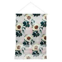 Deny Designs Marta Barragan Camarasa Cvjetovanje cvjeta s geometrijskim visinama tapiserija
