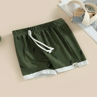 Calsunbaby novorođenče ljetne kratke hlače ljetne elastične struke tiskane kratke hlače za dječake