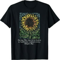Majica za inspirativno suncokret citat