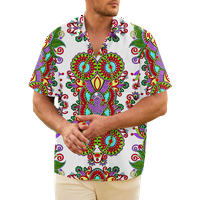 Paisley uzorak za ispis majica klasična dugme sputava odjeću za ljeto sa džepom prsa
