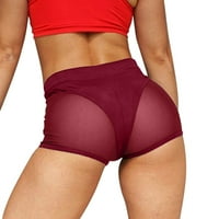 LisingTool joga pantalone za žene Ženske mrežne šišce za utezanje uskim strijelama Yoga sportske kratke