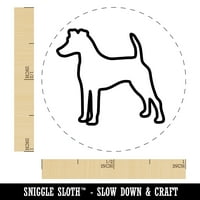 Glatki forier pas nacrtajte samo-inking gumenu mastilo stamper - smeđa tinta - srednja