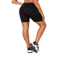 Žene Activewear Sports Hotsas High Stretch Solid Hlače Crni XL