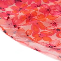 ALLEGRA K ženski cvjetni elastični visoki struk A-line mini kratke suknje