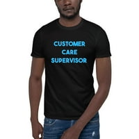 Plava supervizor za njegu kupaca s kratkim rukavima pamučna majica s nedefiniranim poklonima