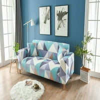 Ispisani kauč na razvlačenje rastezanje pokriva kauč na razvlačenje za kauč jastuka i loveseat s dva
