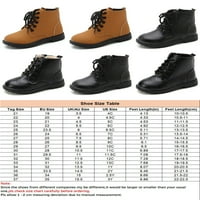 Eloshman Unise Kids Combat Boot bočne patentne patentne patentne patentne cipele Plišani obložen kratkim