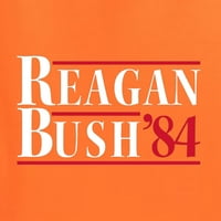 Divlji Bobby Reagan Bush 'Kampanja Politički ljudi Grafički tee, narandžasti, 3x-veliki
