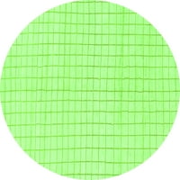 Ahgly Company u zatvorenom okruglom krute zelenim modernim prostirkama područja, 7 'runda