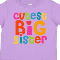 Inktastična simpatična velika sestra poklon majica Toddler Girl Majica