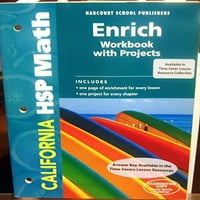 Matematika, ocjena obogaćivanja Workbook W Project: Harcourt Školske izdavače Math California, Unaprijed