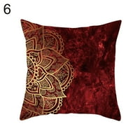 Mandala Arabeskni cvijet yin yang jastuk jastuk Case Cover Cover COFA dekor
