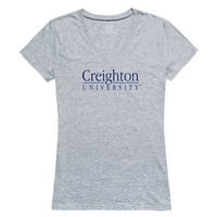 Creighton university bluejays ženska brtva majica majica Heather Siva velika