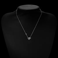 Miyuaadkai ogrlice srce Zircon Privjesak za rhinestone ogrlice cirkon ogrlice za srce za žene za žene