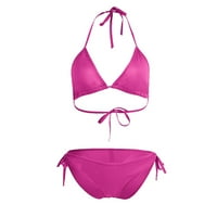 Ocivier Wimmuit Žene se postavljaju bikini push up dva plus veličine kupaćih kostimi za plažu u tankenis