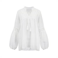 Žene Ležerne prilike s dugim rukavima Casual Pulover majica TOP bluza Osnove ženske odjeće Tech Žene