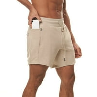 Muške hlače Muške fitness trke za trčanje vježbanje atletskih kratkih hlača sa džepovima Fragarn