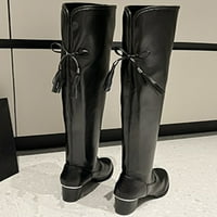 Kesitin dame otporni na klizališta s visokim dizalicama visoke cipele za čizme prozračne zimske cipele