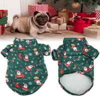Dog božićne kostime, ljupke XSMAS-ove odjeće za pse crtani kapuljač koji se lako može prozrijemati elegantno