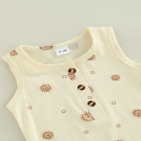 MA & Baby Newborn Baby Kids Boy Girl Momper Odjeća Rebraste Oneyie Godysuit Humsuit odijelo