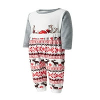 Porodica Božić PJS Podešavanje žena Muškarci Xmas Podudaranje pidžama za odrasle Kids Holiday Xmas Modni