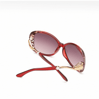 Sunčane naočale za oči Vintage Cat-a za žene UV zaštita klasični retro dizajner stil, crveni-2