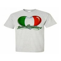 Italijanske slatke majice male svijetlo sive