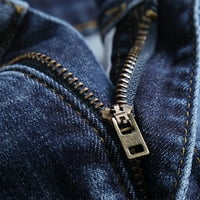 Muške hlače čišćenja muških visokog džepa ukrasa za više džepa Trendy Slim Jeans posebne ponude