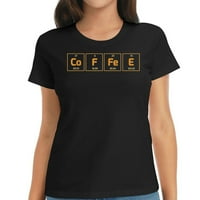 Majica za kafe naučni element - periodična tablica kafe
