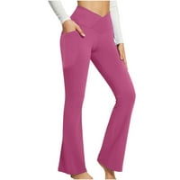 Adviicd joga hlače za žene casual ljetne joge hlače za žene joga hlače - masne meke klizne hlače za