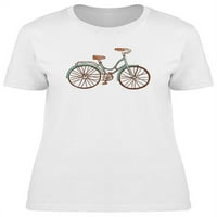 Slatka vintage biciklistička majica žene -Image by shutterstock, ženska srednja sredstva