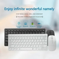 2.4G Bežična tiha tastatura i miše mini multimedijalno-veličina tipkovnice miša Combo Set
