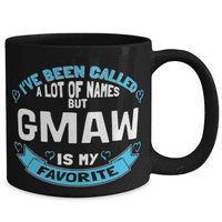 GMAW šolja za kafu - poklon za GMAW 15oz Veliki crni čaj - nova GMaw badmother najava o trudnoći prisutna