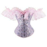 Olyvenn ženska seksi formalna gotička stranka cvjetna čipka od vitkih korzeta bustier cijev za nošenje