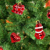 SKPABO božićne ukrase kuglice, božićne kuglice dekor crveni prom sudije božićni ukrasi božićni božićni