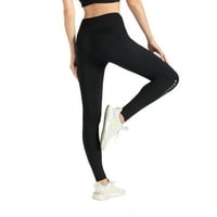 GECHEER HIGH-JOGA Hlače sa džepovima za džepove za žene atletske hlače za trčanje joga vježbanja