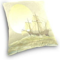 Caravel Santa-Maria Velvet Plish bacač jastučni jastuk CASE poklopac - 16 16 - Nevidljivi patentni patentni