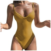 OcivieR kupaći kostim punog plivanja Ženska boja Jednodijelna kupaći kostimi za cipele za plažu Bikini