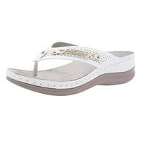 Sandale o klirensu, ljetne sandale Ženska metalna kopča plaža Ženske ljetne cipele Ležerne prilike ženske