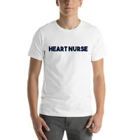 3xl TRI Color Heart medicinska sestra kratkih rukava pamučna majica s nedefiniranim poklonima