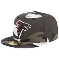 Muške nove ere Atlanta Falcons Urban Camo 59Fifty ugrađeni šešir