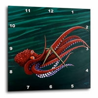 3Droza hobotnica - zidni sat, po