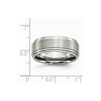 Bijela prstena od nehrđajućeg čelika vjenčana se borena udobnost