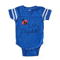 Cafepress - Ladybug Elizabeth - Slatka novorođenčad za bebe fudbal