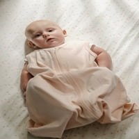 Bublo Baby Beabbleeble pokrivač, pamučne vreće za spavanje za 6-mjeseci, unise vrećice za spavanje, male veličine, dvosmjerna patent zatvarač, 0. Tog prozračan pamuk, meka ružičasta