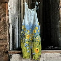 Zpanxa Žene Kombinita na čišćenju Etni stil Printirano hladno rame za haljine Casual Dressingy Summer